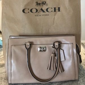 Coach Tan Leather Bag